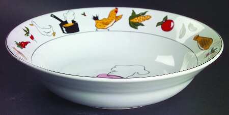 Chef Du Jour 9" Round Vegetable Bowl