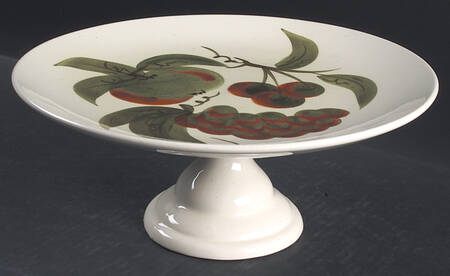 Orchard Song 10" Diameter Pedestal Cake Stand