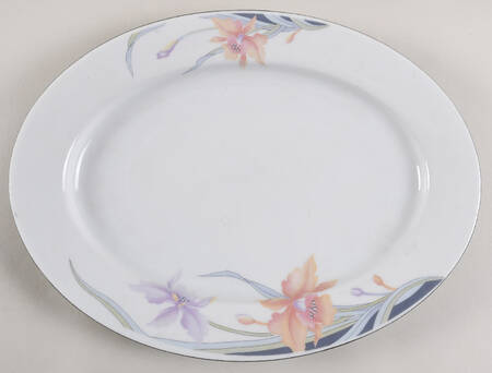 SIV10 14" Oval Serving Platter by Silverie