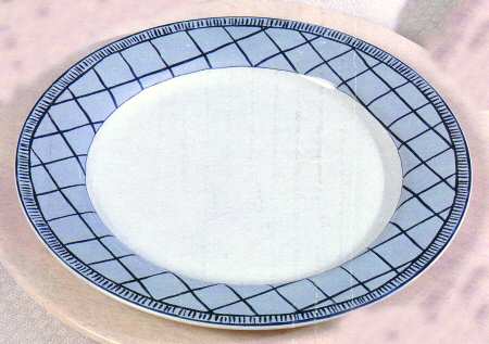Blue Shadow Dinner Plate