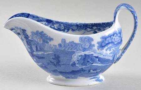Blue Italian (Older) Individual Gravy Boat