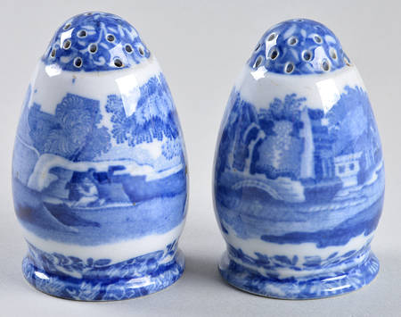 Blue Italian (Older) Salt & Pepper Set