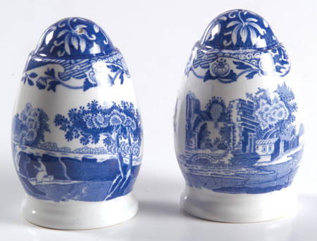 Blue Italian (Older) Salt & Pepper Set