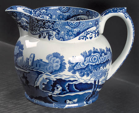 Blue Italian (Older) 32 Oz Milk Jug