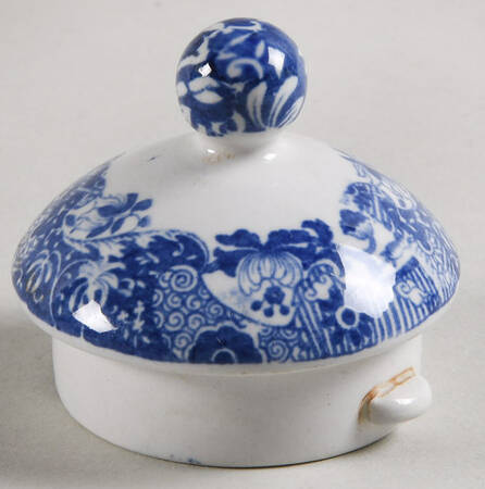 Blue Italian (Older) Lid for Hot Water Jug