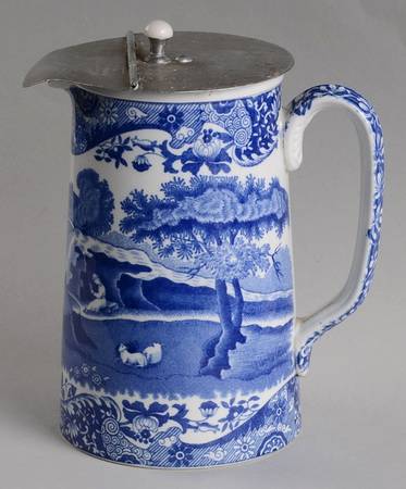 Blue Italian (Older) Syrup with Metal Lid