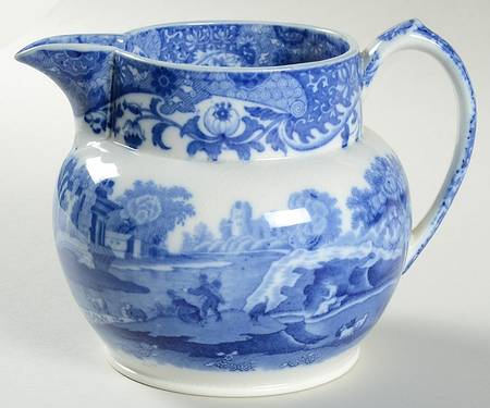 Blue Italian (Older) 32 Oz Milk Jug