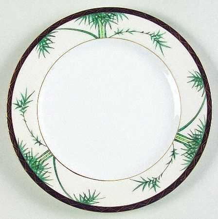 Three Bamboos Salad Plate