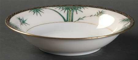 Three Bamboos Rim Fruit/Dessert (Sauce) Bowl