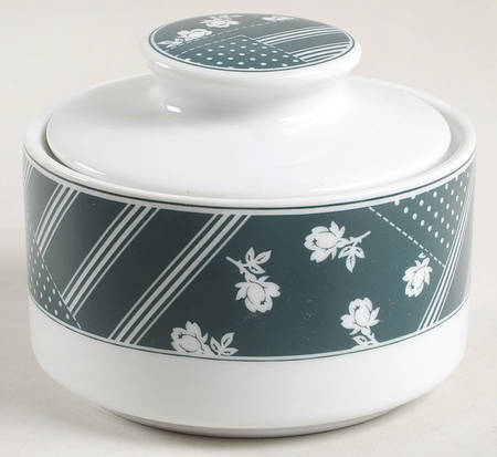 Applique Sugar Bowl & Lid
