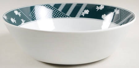 Applique 9" Round Vegetable Bowl