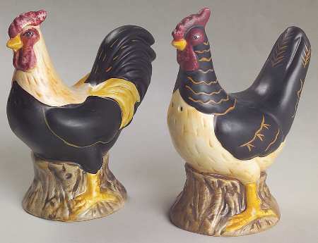 Country Quartet Figural Salt & Pepper Set