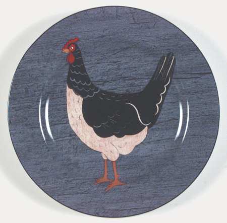Country Quartet Salad Plate by Sakura