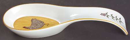 Country Quartet Spoon Rest/Holder (Holds 1 Spoon)
