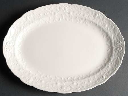 Rose Point 15" Oval Serving Platter