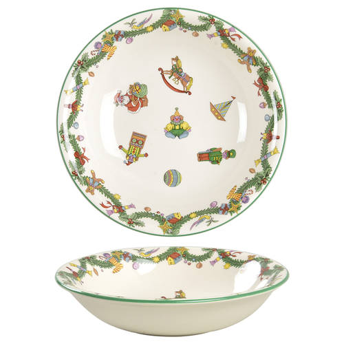 Christmas Toys Child's Bowl