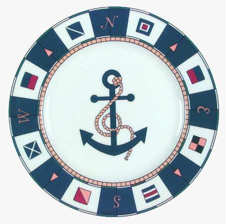 Anchors Aweigh Salad Plate