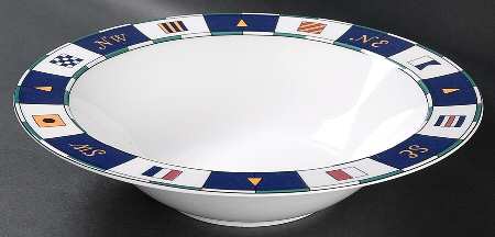Anchors Aweigh 10" Round Vegetable Bowl