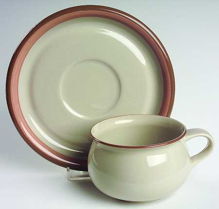 Sunset Sky Flat Cup & Saucer Set