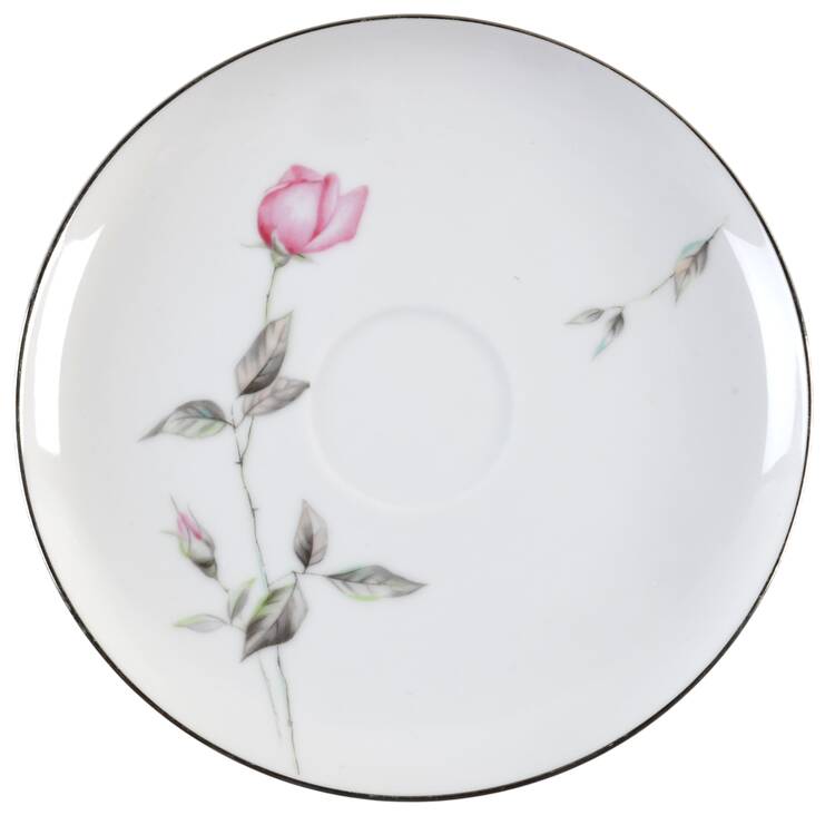 Dawn Rose Saucer