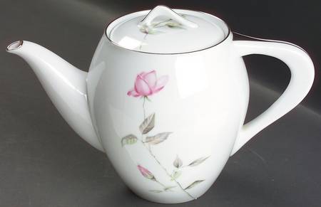 Dawn Rose Teapot & Lid