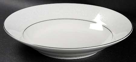 White On White Coupe Soup Bowl