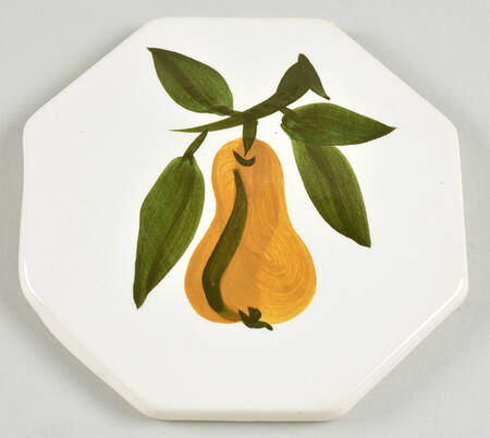 Sculptured Fruit Tea Tile
