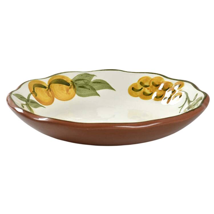 Sculptured Fruit Coupe Soup Bowl