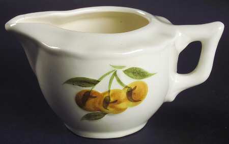 Sculptured Fruit Creamer