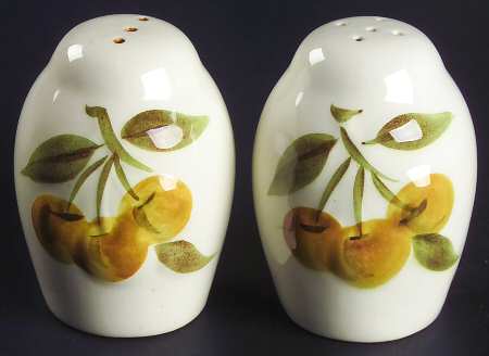 Sculptured Fruit Salt & Pepper Set