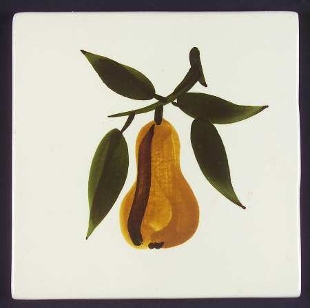 Sculptured Fruit Tea Tile