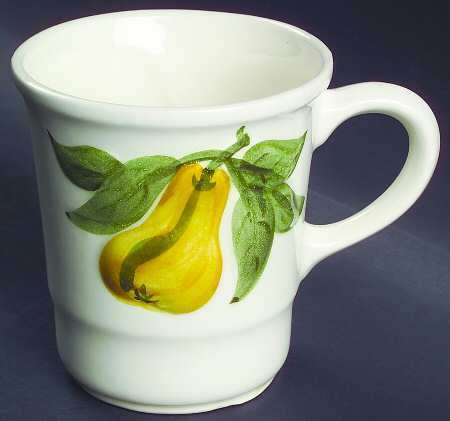 Sculptured Fruit Mug