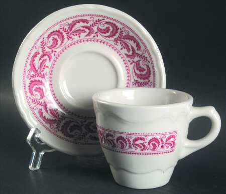 SHO118 Flat Cup & Saucer Set