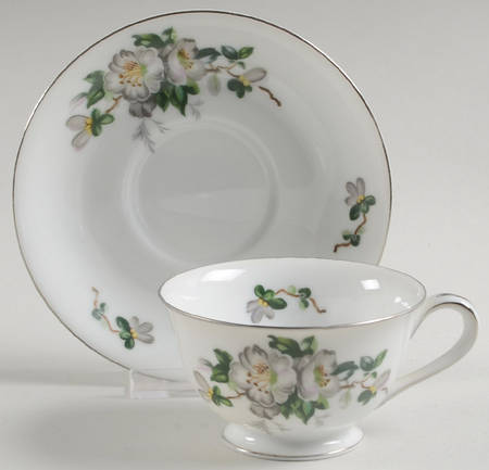 SLV1 Footed Cup & Saucer Set