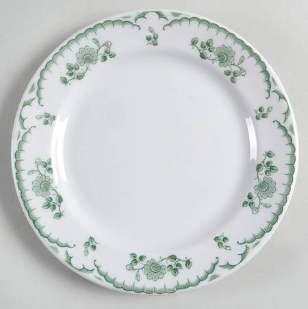 Chardon Rose Green Salad Plate