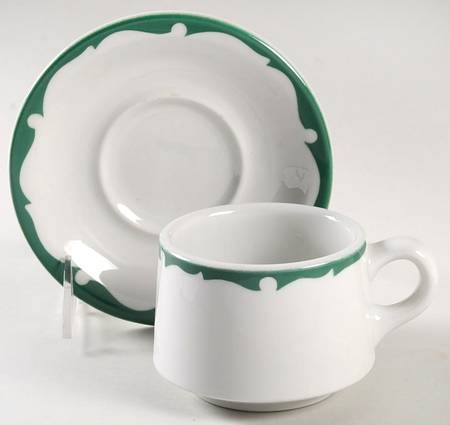 SHO131 Flat Cup & Saucer Set