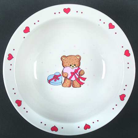 Beary Love Rim Cereal Bowl