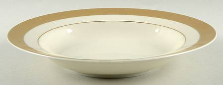 Metropolitan Gold Rim Soup Bowl