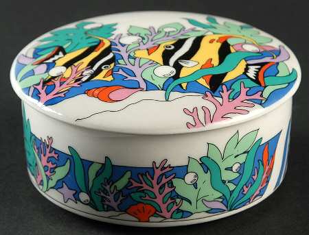 Deep Sea Round Box & Lid