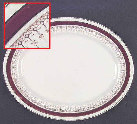 SIM8 12" Oval Serving Platter