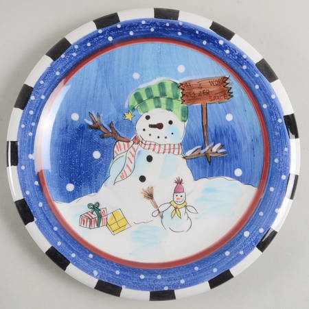 Winter Salad/Dessert Plate