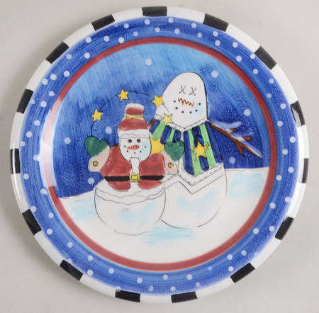 Winter Salad/Dessert Plate