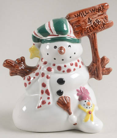 Winter Figural Salt Shaker