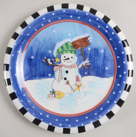 Winter Dinner Plate