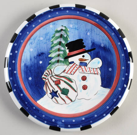 Winter Salad/Dessert Plate