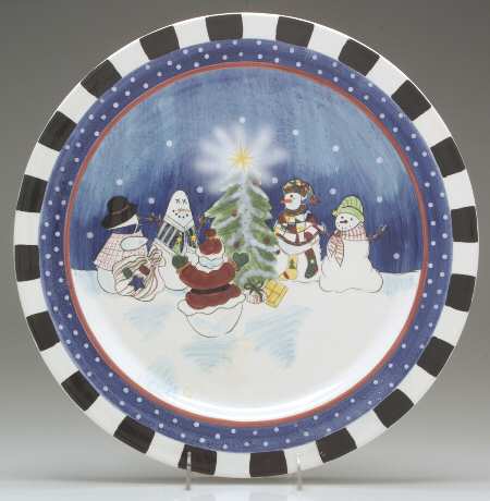 Winter 16" Chop Plate (Round Platter)