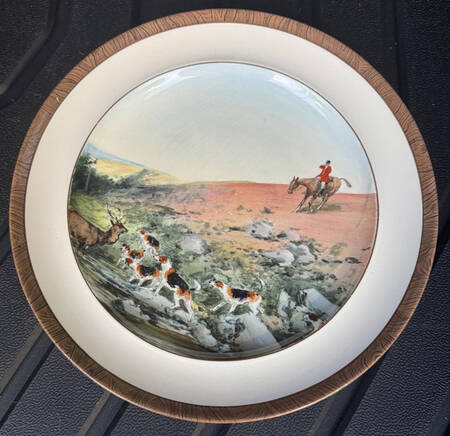 Herring Hunt Luncheon Plate