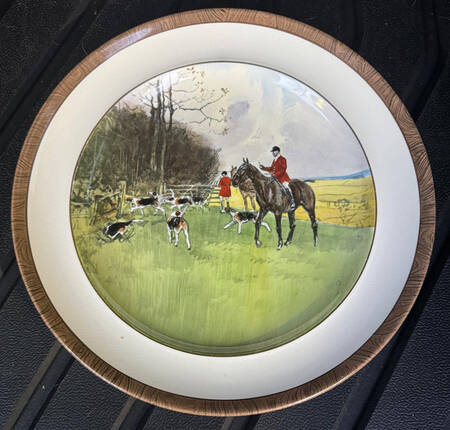 Herring Hunt Luncheon Plate