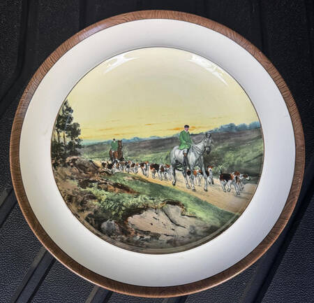Herring Hunt Luncheon Plate