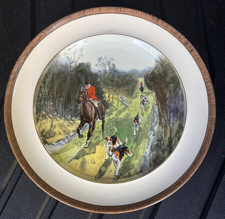 Herring Hunt Luncheon Plate